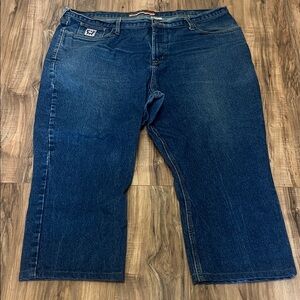 Cinch WRX Flame Resistant HRC-2  Blue Denim Jeans Sz 46x 27